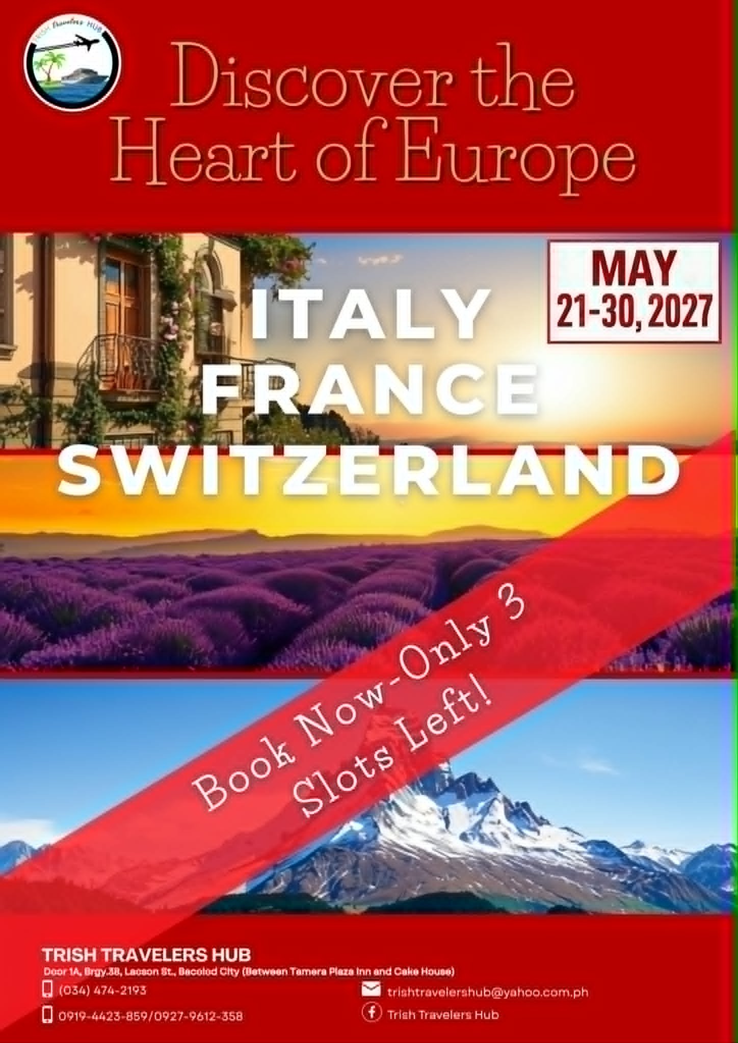 Italy, France & Switzerland